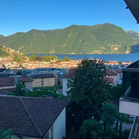 2 Bedrooms Large Luxury With View Massagno 9a *