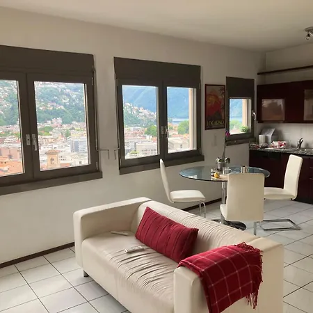 2 Bedrooms Large Luxury With View Massagno 9a * Lugano